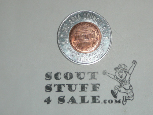 Kansas City Area Council Coin / Token, Likely 1964 Jamboree Contingent Item