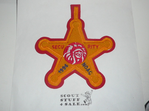 1996 National Order of the Arrow Conference (NOAC) Security Staff Chenille Patch