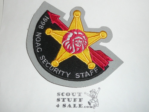1998 National Order of the Arrow Conference (NOAC) Security Staff Chenille Patch