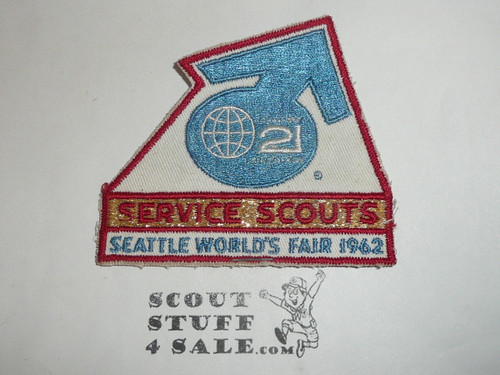 1962 Seattle World's Fair Boy Scout Service Corps Patch