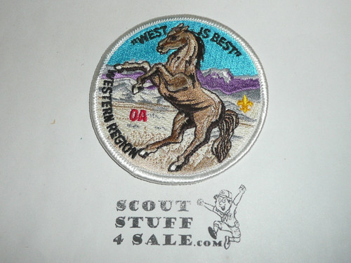 Western Region Order of the Arrow West is Best Patch