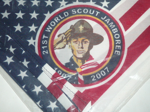 2007 Boy Scout World Jamboree USA Continent Neckerchief