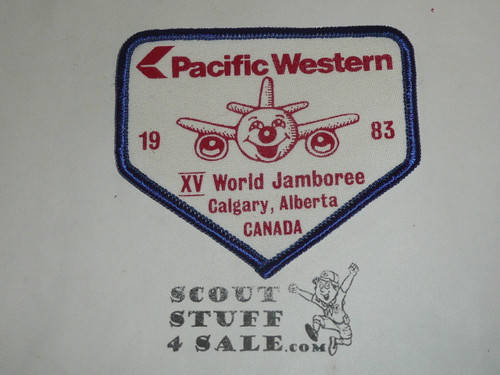 1983 Boy Scout World Jamboree Pacific Western Patch