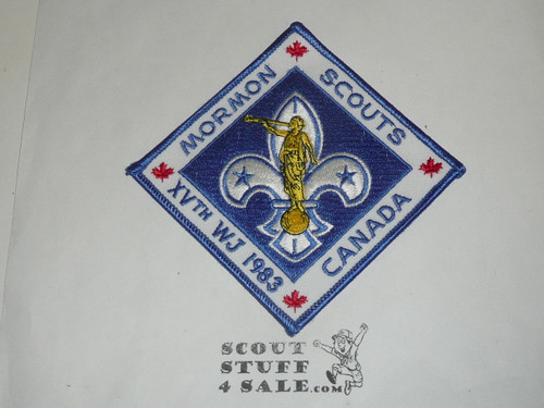 1983 Boy Scout World Jamboree Mormon Scouts Canada Patch