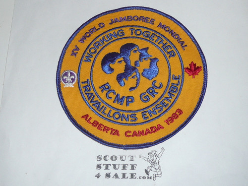1983 Boy Scout World RCMP GRC Canada Patch