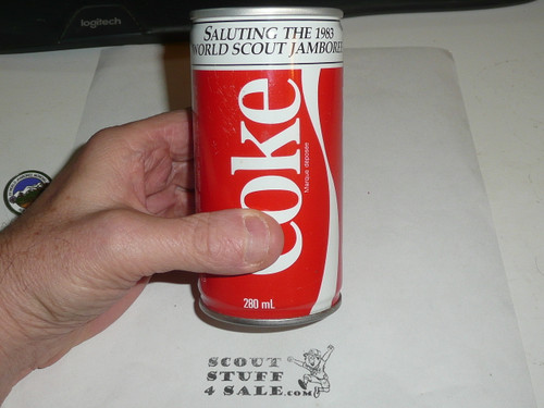 1983 Boy Scout World Coca Cola Can