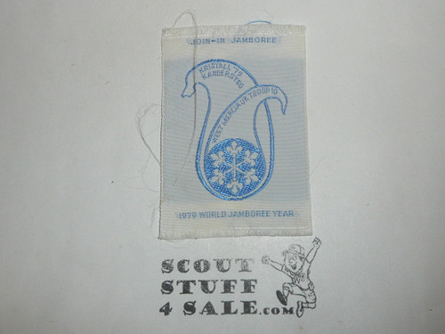 1979 Boy Scout World Jamboree United Kingdon Contingent West Mercia Troop 10 Woven Patch