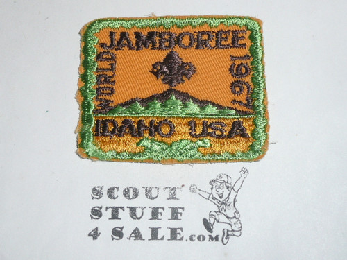 1967 World Jamboree Patch, Trader Bill, brown embroidery