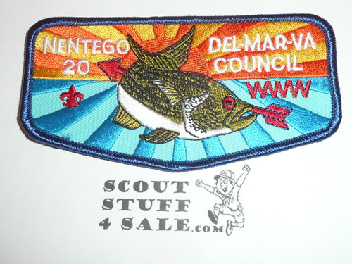 Order of the Arrow Lodge #20 Nentego f15 Flap Patch