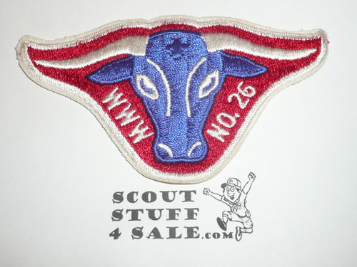 Order of the Arrow Lodge #26 Blue Ox x14 Flap Patch