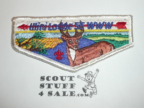 Order of the Arrow Lodge #55 Illini s4 Flap Patch