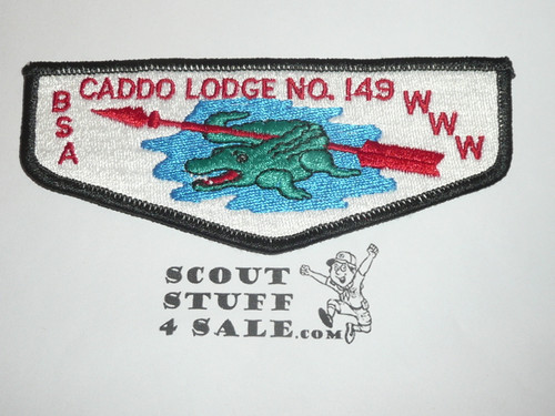 Order of the Arrow Lodge #149 Caddo s11 Flap Patch - Boy Scout