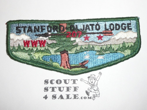 Order of the Arrow Lodge #207 Stanford-Oljato s1b Flap Patch