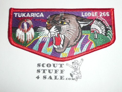 Order of the Arrow Lodge #266 Tukarica s50 Flap Patch