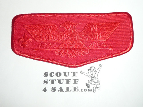 Order of the Arrow Lodge #399 Abooikpaagun f2 2004 NOAC Flap Patch - Boy Scout