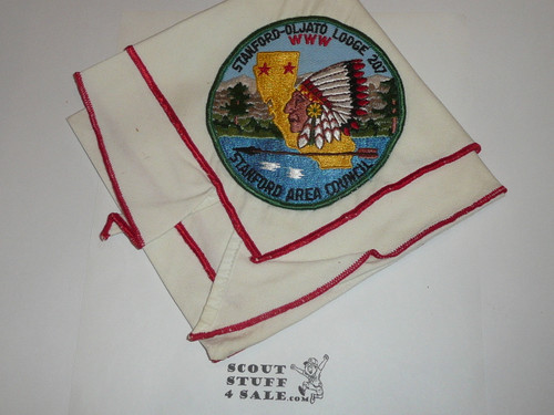 Order of the Arrow Lodge #207 Stanford - Oljato R1 on Neckerchief