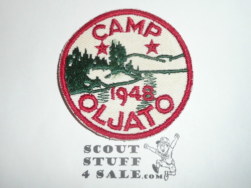 Camp Oljato Patch, Stanford Area Council, 1948