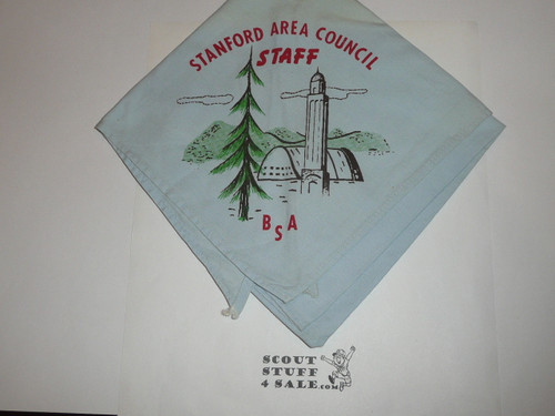 Camp Oljato STAFF Neckerchief, Stanford Area Council, early 1960's
