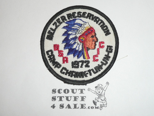 Belzer Scout Reservation Camp Chank-Tun-Un-Gi Patch, 1972