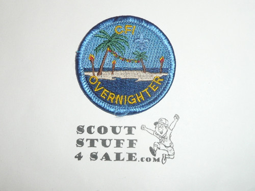 Camp Fiesta Island Patch, Overnighter