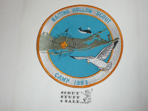 Baiting Hollow Scout Camp Jacket Patch, 1983
