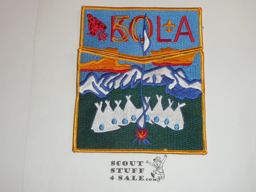 Order of the Arrow Lodge #464 Kola 50th Anniversary 2-piece Flap Patch Set