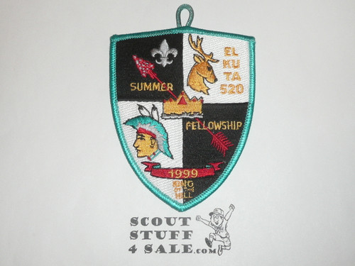 Order of the Arrow Lodge #520 El-Ku-Ta 1999 Summer Fellowship Patch