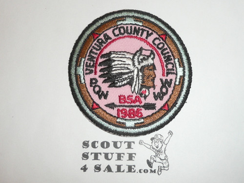 Order of the Arrow Lodge #291 Topa Topa 1986 Pow Wow Patch