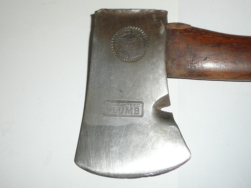 Vintage Official Boy Scout Axe / Hatchet made by Plumb, Early BSA Emblem on Axe Head, 1950's