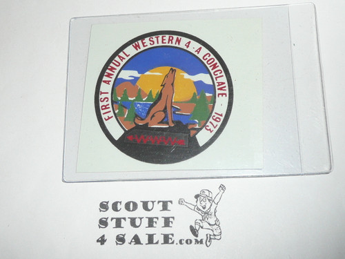 Order of the Arrow 1973 Section W4A Conclave Decal - Boy Scouts