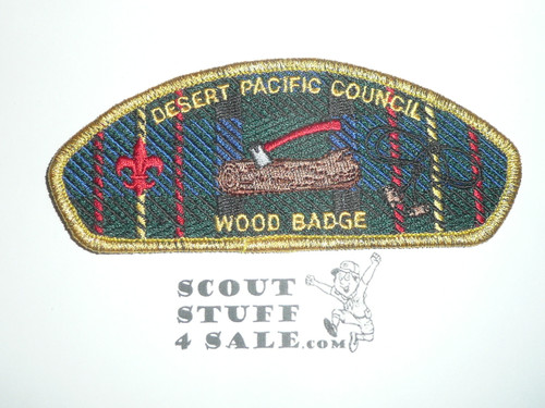 Desert Pacific Council sa31 Wood Badge CSP - Scout