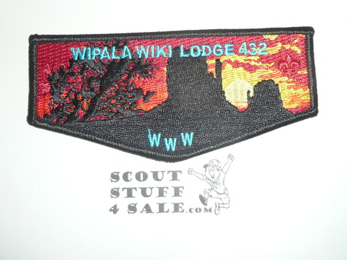 Order of the Arrow Lodge #432 Wipala Wiki s219 Monument Valley Flap Patch