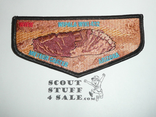 Order of the Arrow Lodge #432 Wipala Wiki s186 Meteor Crater Flap Patch