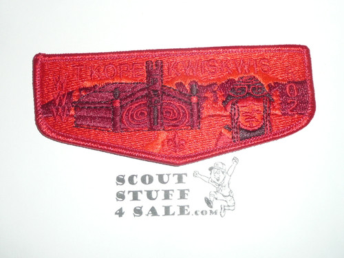 Order of the Arrow Lodge #502 T'Kope Kwiskwis s29 Brotherhood Flap Patch