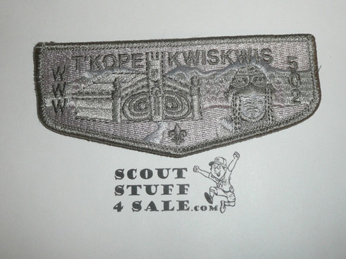 Order of the Arrow Lodge #502 T'Kope Kwiskwis s30 Vigil Flap Patch