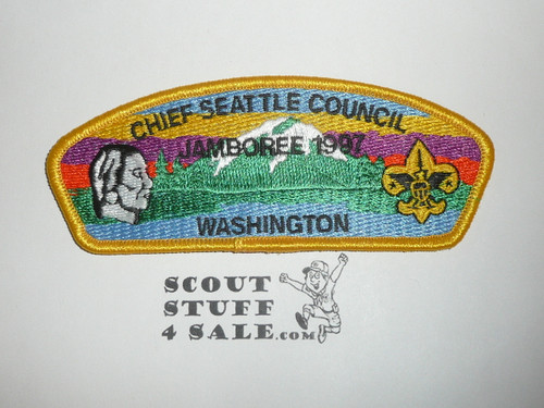 1997 National Jamboree JSP - Chief Seattle Council, yellow bdr