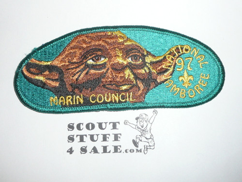 1997 National Jamboree JSP - Marin Council, Yoda, green bdr