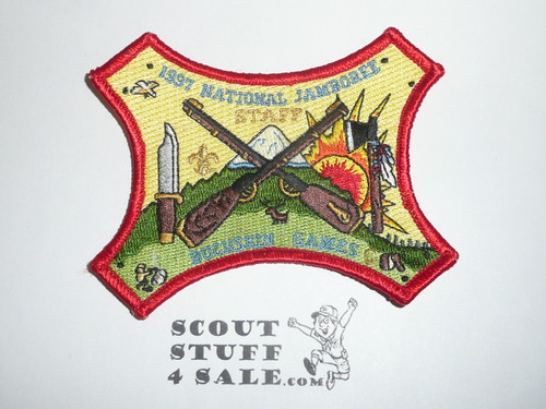 1997 National Jamboree Buckskin Games Staff Patch