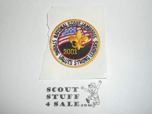 2001 National Jamboree Adhesive Embroidered Patch
