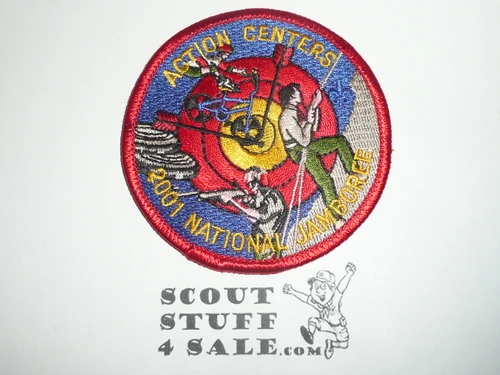 2001 National Jamboree Action Centers Patch
