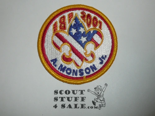 2001 National Jamboree Arch Monson Jr. Subcamp Patch