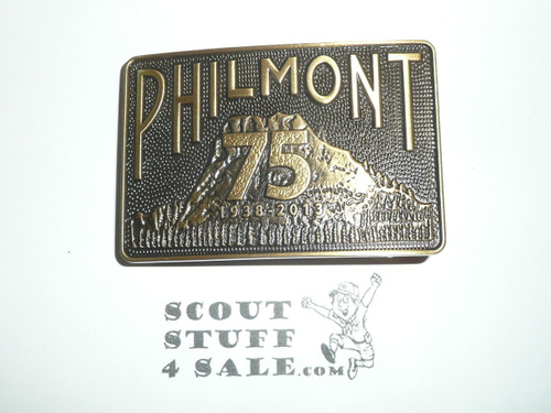 Philmont Scout Ranch, 2013 75th Anniversary Cast Bronze Belt Buckle