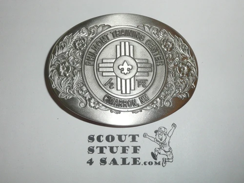 Philmont Scout Ranch, Training Center Cast Pewter Belt Buckle