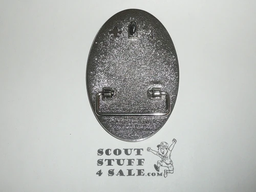 Philmont Scout Ranch, Staff Association 2015 100th Order of the Arrow Anniversary Cast Belt Buckle in Silver/Gold Finish