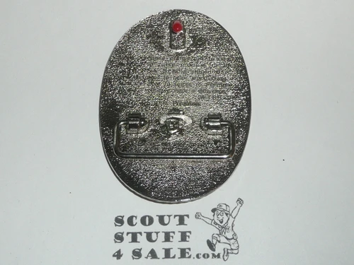 Philmont Scout Ranch, Staff Association 2010 100th BSA Anniversary Cast Belt Buckle in Silver/Gold Finish