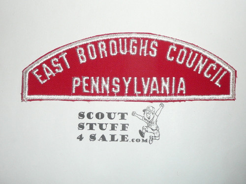 East Boroughs Council Red/White Council Strip - Boy Scout