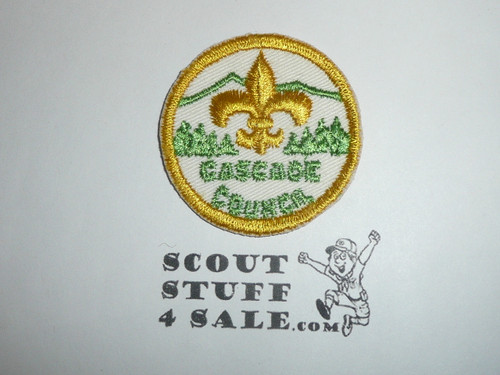 Cascade Area Council Patch (CP), cut edge