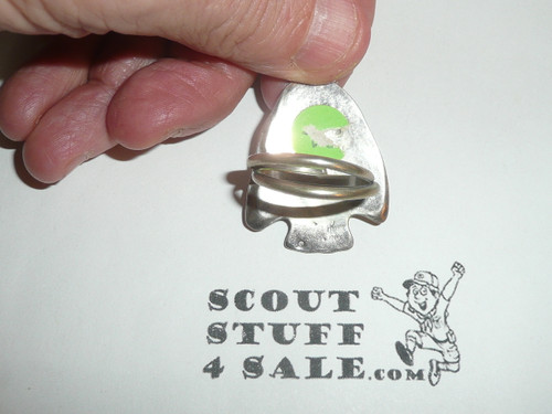Philmont Scout Ranch,STERLING Silver Arrowhead Neckerchief Slide