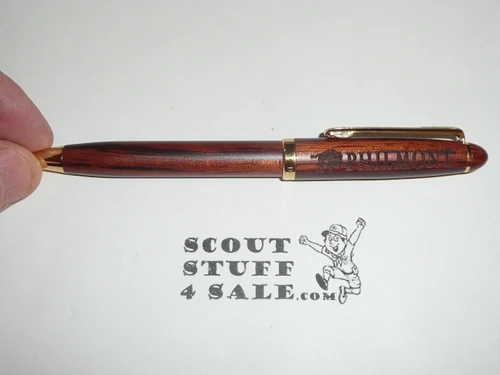 Philmont Scout Ranch Wood Ink Pen with Logo Burned in