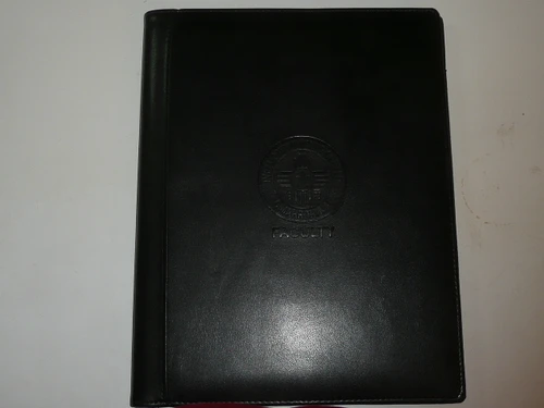 Philmont Scout Ranch, Training Center Faculty Leather Portfolio, unused